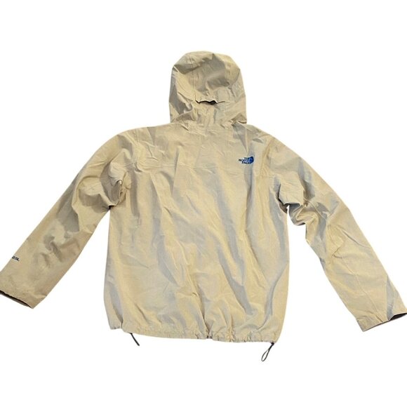 The North Face Mens Hooded Water Resistant Jacket Beige Brown Large - Picture 2 of 11